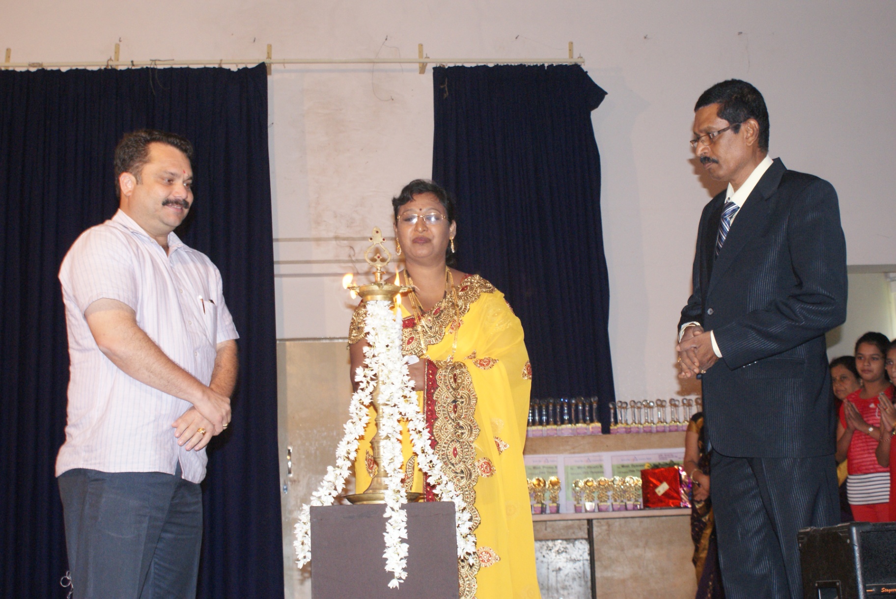 Inaugural lamp lighting at UCMAS prize distribution