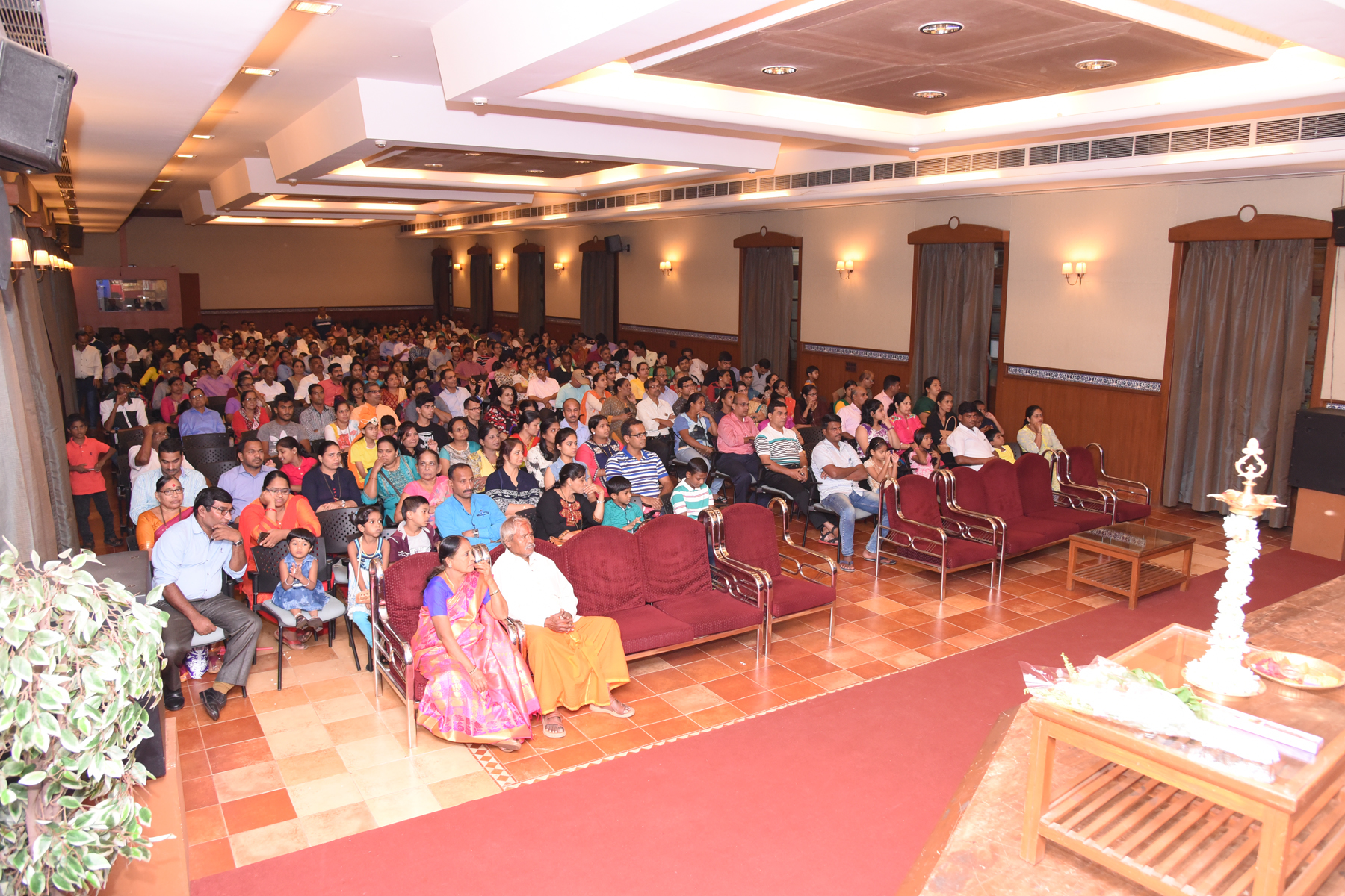 Parents and guests attending the UCMAS Goa event