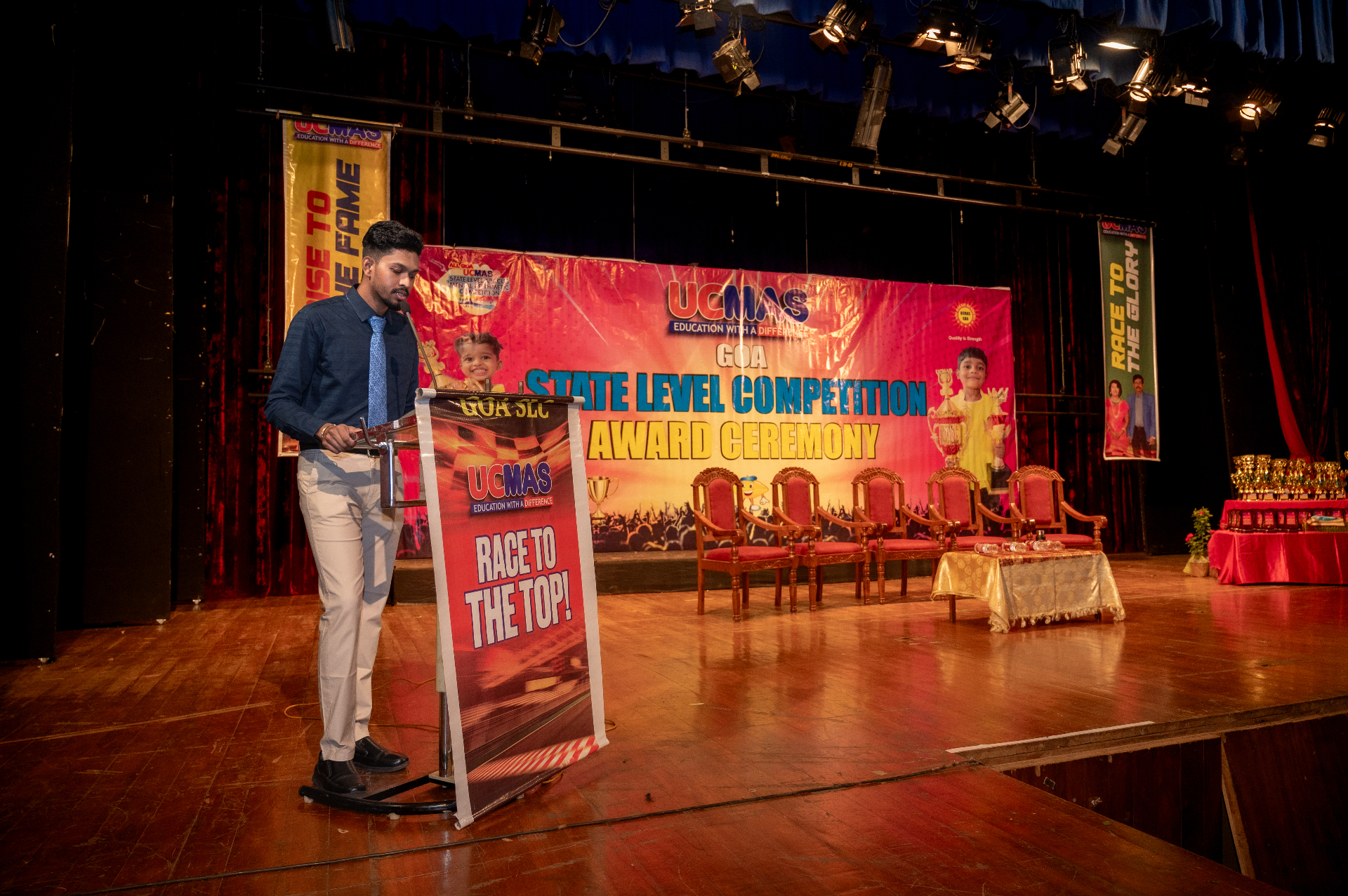 Opening address during the UCMAS Goa award ceremony