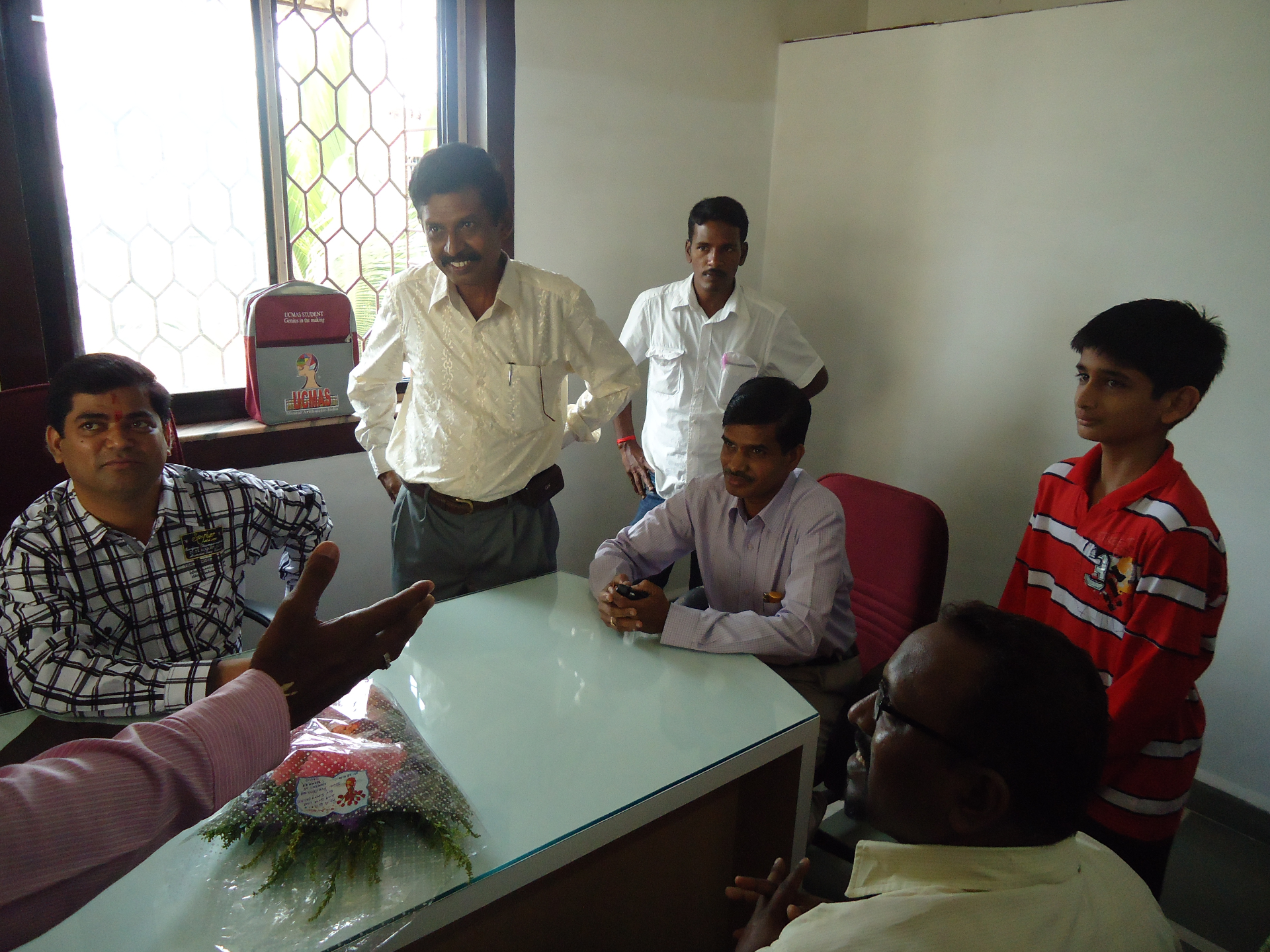 An early UCMAS Goa office and counselling session